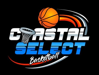 Coastal Select Basketball logo design by Suvendu