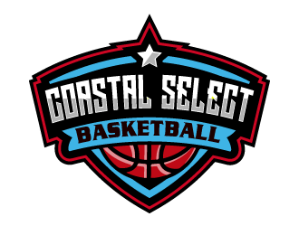Coastal Select Basketball logo design by logy_d