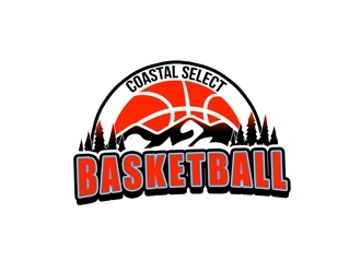 Coastal Select Basketball logo design by bougalla005