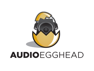 Audio Egghead logo design by biaggong