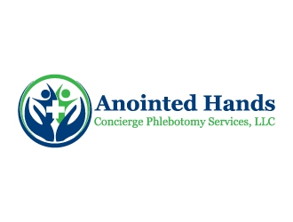 Anointed Hands Concierge Phlebotomy Services, LLC logo design by kasperdz