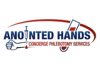 Anointed Hands Concierge Phlebotomy Services, LLC logo design by PMG