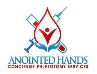 Anointed Hands Concierge Phlebotomy Services, LLC logo design by PMG
