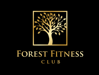 Forest Fitness Club logo design by BeDesign