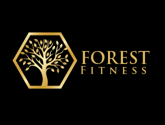Forest Fitness Club logo design by BeDesign