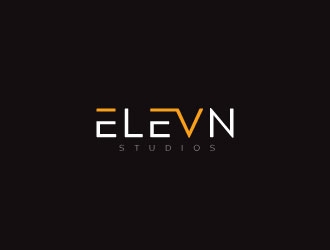 ELEVN STUDIOS logo design by sanworks