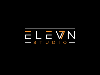 ELEVN STUDIOS logo design by pakderisher