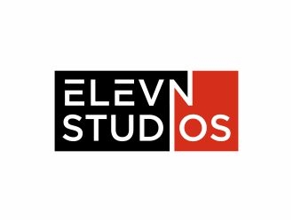 ELEVN STUDIOS logo design by 48art