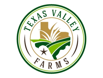 Texas Valley Farms logo design by akilis13