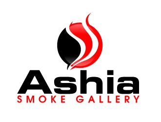 Ashia Smoke Gallery  logo design by ElonStark