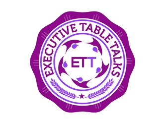Executive Table Talks logo design by DreamLogoDesign
