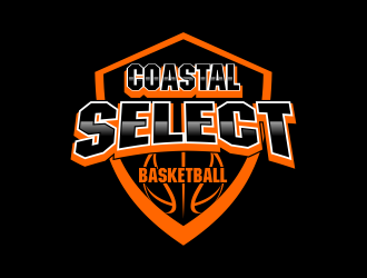 Coastal Select Basketball logo design by beejo