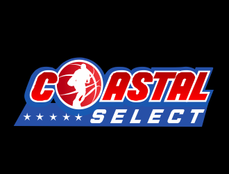 Coastal Select Basketball logo design by cgage20
