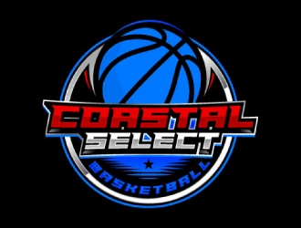 Coastal Select Basketball logo design by jishu