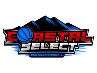 Coastal Select Basketball logo design by jishu