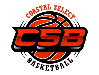 Coastal Select Basketball logo design by jishu