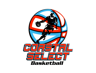 Coastal Select Basketball logo design by Dhieko