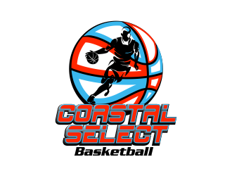Coastal Select Basketball logo design by Dhieko