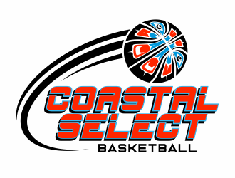 Coastal Select Basketball logo design by agus