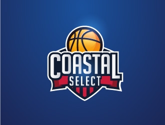 Coastal Select Basketball logo design by Galant