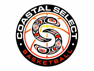 Coastal Select Basketball logo design by agus