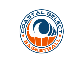 Coastal Select Basketball logo design by sodimejo