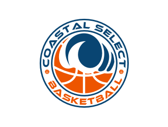 Coastal Select Basketball logo design by sodimejo