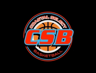 Coastal Select Basketball logo design by berkahnenen