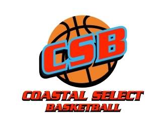 Coastal Select Basketball logo design by berkahnenen