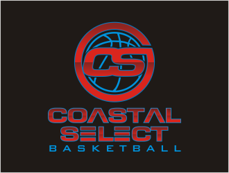 Coastal Select Basketball logo design by bunda_shaquilla