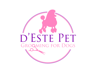 dEste Pet Grooming for Dogs logo design by qqdesigns