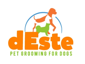 dEste Pet Grooming for Dogs logo design by ElonStark