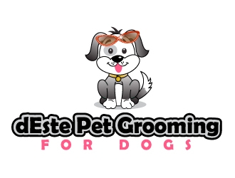 dEste Pet Grooming for Dogs logo design by Dawnxisoul393
