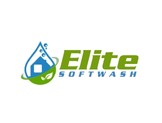 Elite Softwash logo design by ElonStark