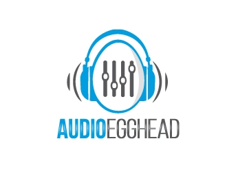 Audio Egghead logo design by NikoLai