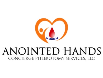 Anointed Hands Concierge Phlebotomy Services, LLC logo design by jetzu