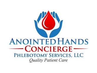Anointed Hands Concierge Phlebotomy Services, LLC logo design by jaize