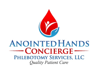 Anointed Hands Concierge Phlebotomy Services, LLC logo design by jaize