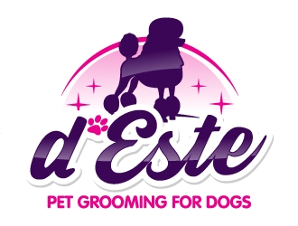 dEste Pet Grooming for Dogs logo design by jaize