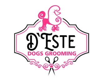 dEste Pet Grooming for Dogs logo design by ingepro