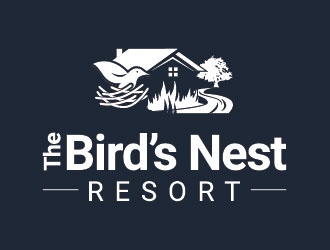 The Birds Nest Resort logo design by agoosh