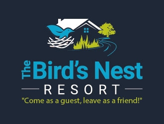 The Birds Nest Resort logo design by agoosh