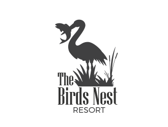The Birds Nest Resort logo design by AdenDesign