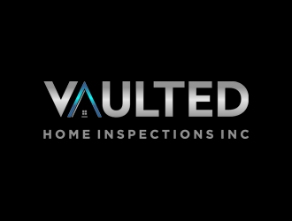 Vaulted Home Inspections Inc logo design by Kraken
