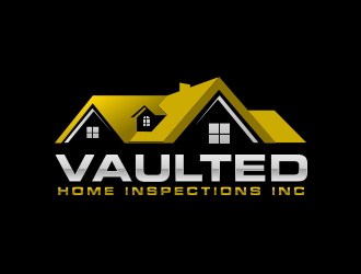 Vaulted Home Inspections Inc logo design by Inlogoz