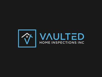 Vaulted Home Inspections Inc logo design by alby