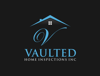 Vaulted Home Inspections Inc logo design by alby
