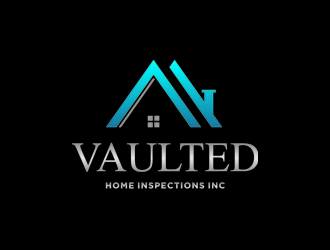 Vaulted Home Inspections Inc logo design by Kraken