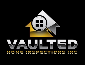 Vaulted Home Inspections Inc logo design by ElonStark