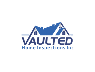 Vaulted Home Inspections Inc logo design by tsumech